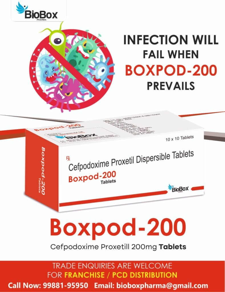 Cefpodoxime proxetil 200 mg tablet Manufacturer Company in India